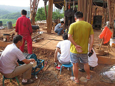 139測井現(xiàn)場